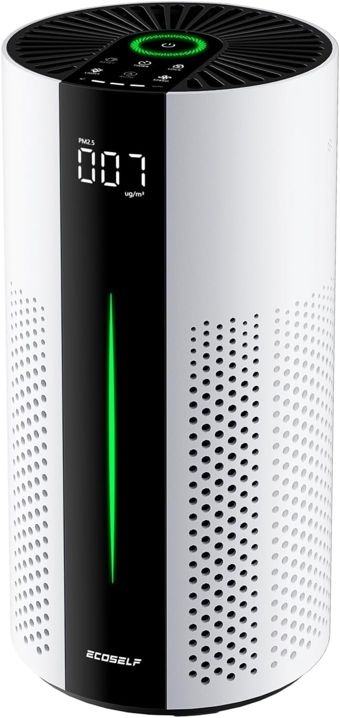 ECOSELF Air Purifiers for Home Large Room Up to 1800 Ft²