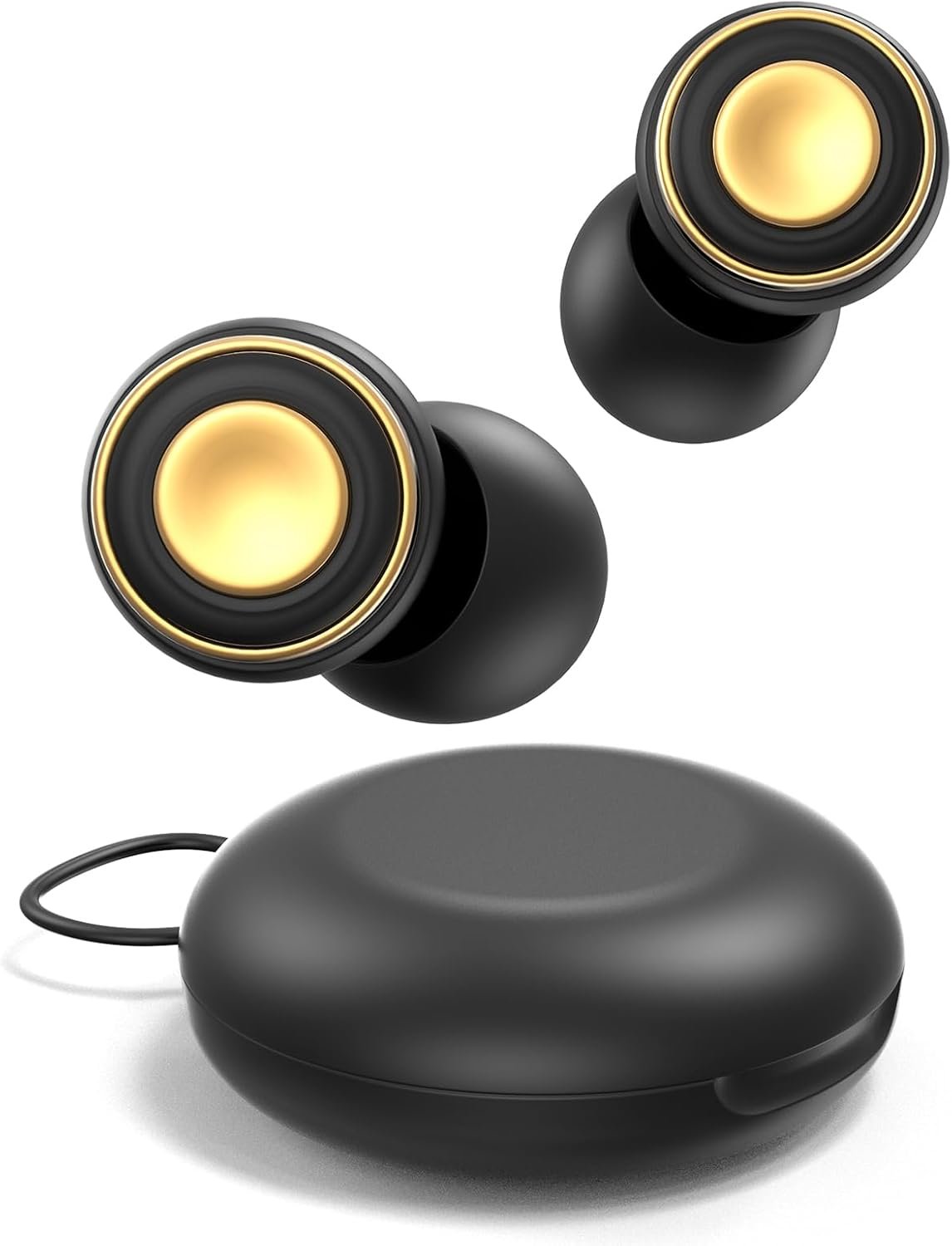ZovGemy Reusable Ear Plugs for Sleeping, Up to 33dB Noise Reduction, Black