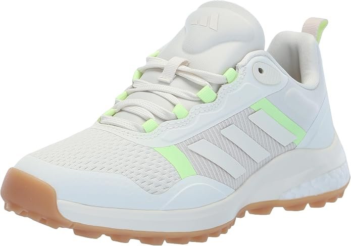 adidas Womens Zoysia Spikeless Golf Sneakers Shoes - White